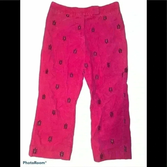 Lilly Pulitzer Corduroy Turtle Pants - Picture 2 of 5